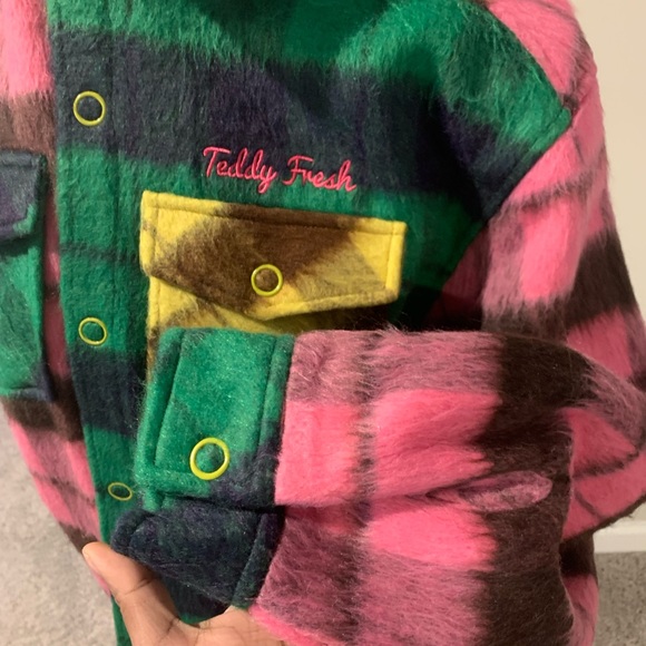 Beautiful Plaid Colorful Shacket - NWT . Never worn - Picture 7 of 12